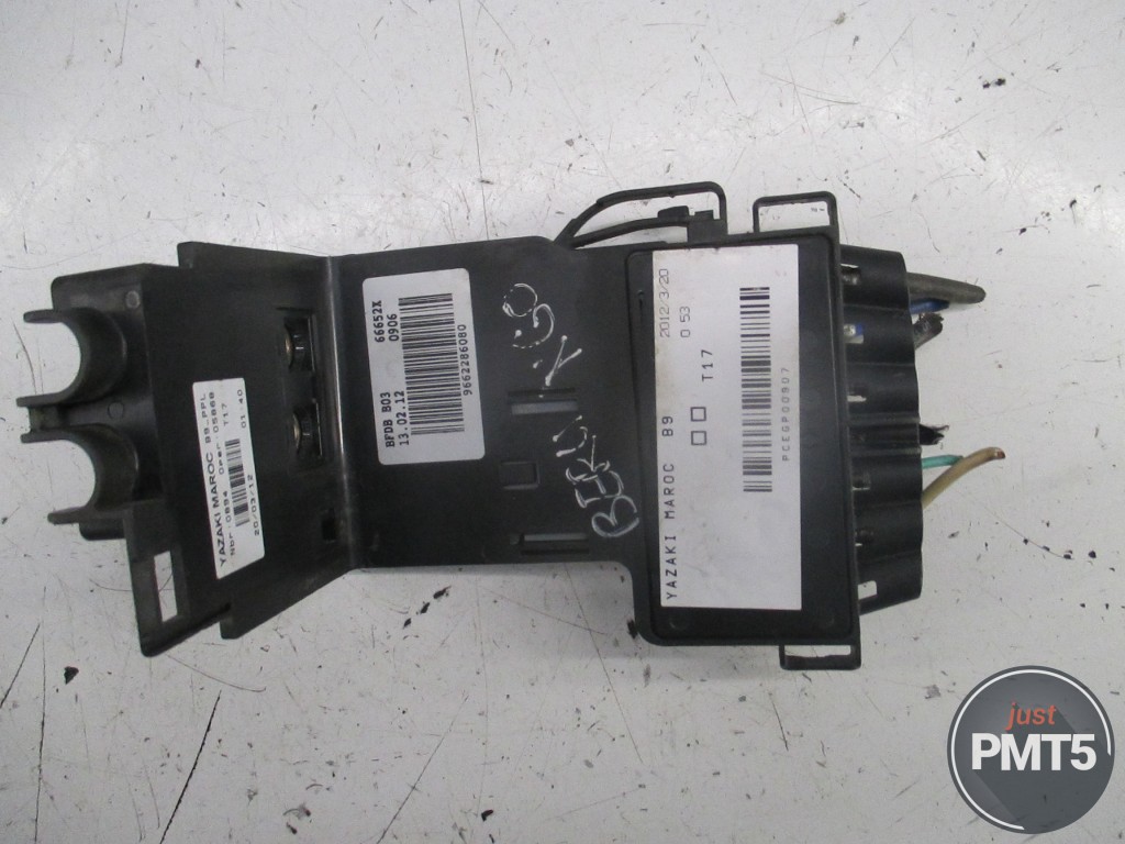 Fuse box PEUGEOT PARTNER 2006 (9662286080), 11BY1-9480